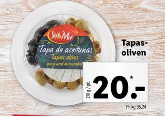 Lidl Sol & mar oliven tilbud