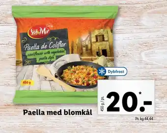Lidl Sol & mar paella tilbud