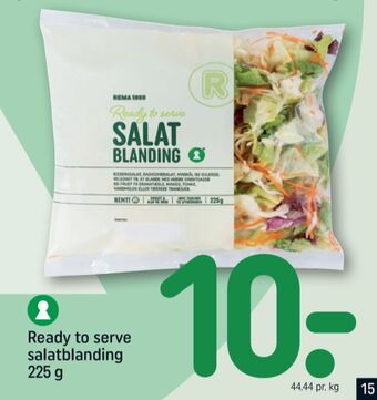 REMA 1000 Rema 1000 salatblanding tilbud
