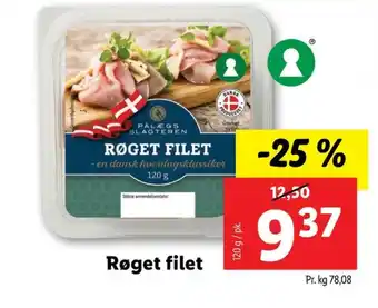 Lidl Pålægsslagteren røget filet tilbud