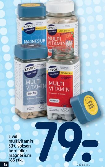 REMA 1000 Livol multi vitaminer tilbud