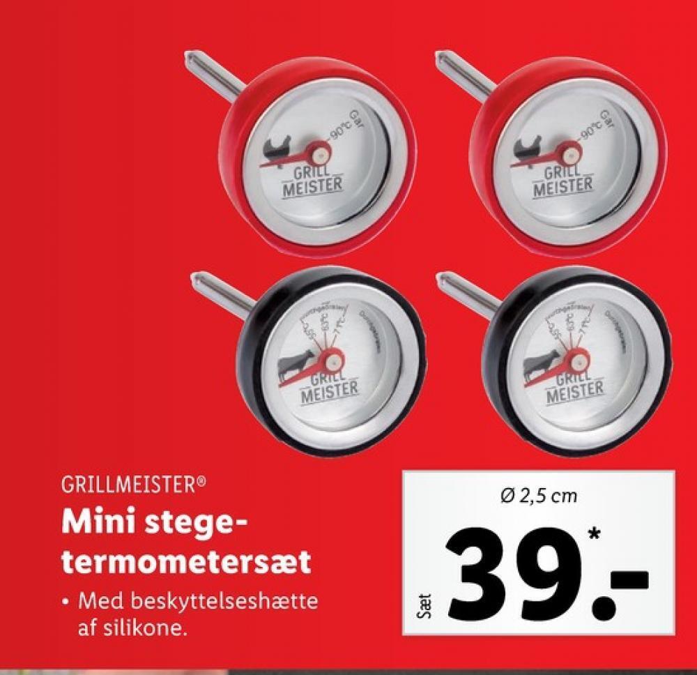 Grillmeister stegetermometer tilbud hos Lidl