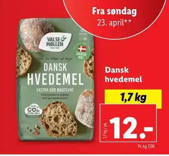 Lidl Valsemøllen hvedemel tilbud