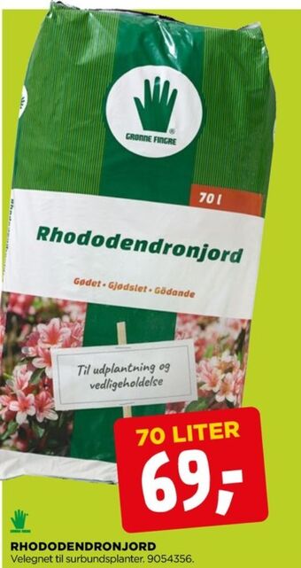 Grønne fingre rhodondendronjord