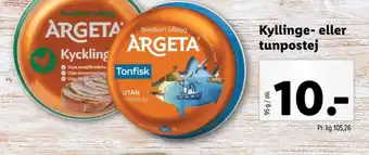 Lidl Tonfisk paté tilbud