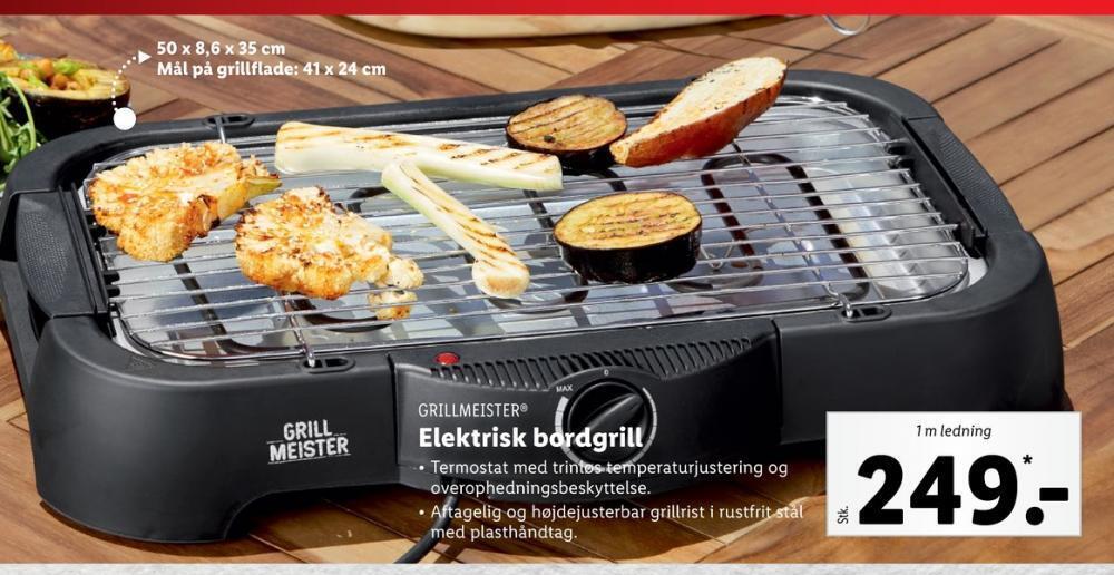 Grillmeister elgrill tilbud hos Lidl