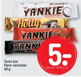 REMA 1000 Holly chokoladebar tilbud