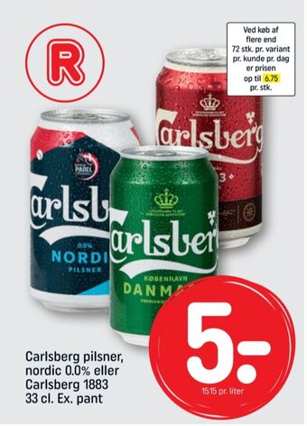 Nordic pilsner øl - alkoholfri