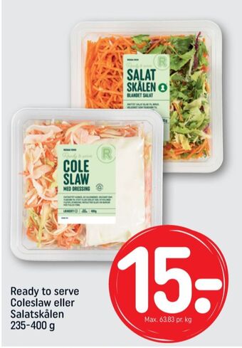 REMA 1000 Rema 1000 salatblanding tilbud