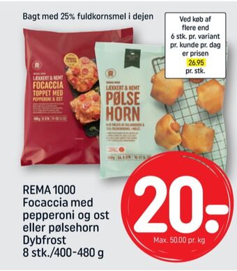 REMA 1000 Rema 1000 pølsehorn tilbud