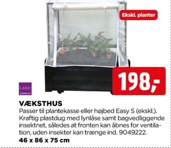 jem & fix Land gardenlife minidrivhus tilbud