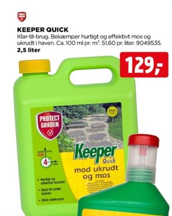 jem & fix Keeper ukrudtsmiddel tilbud