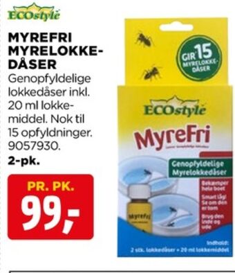jem & fix Myrefri myrelokkedåse tilbud