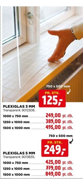 jem & fix Ukendt plexiglas tilbud