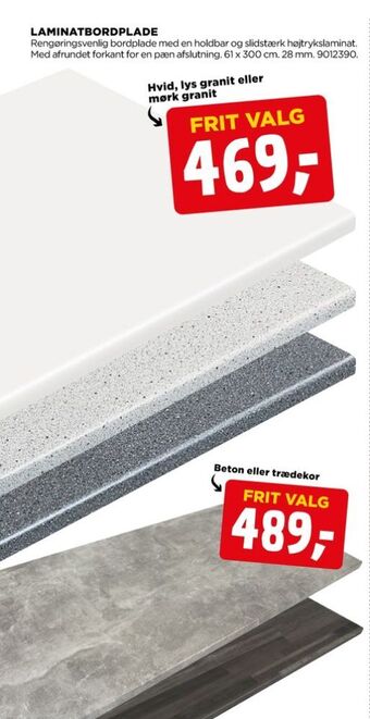 jem & fix Ukendt bordplade tilbud