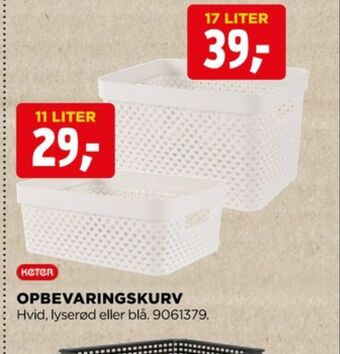jem & fix Keter opbevaringskurv tilbud