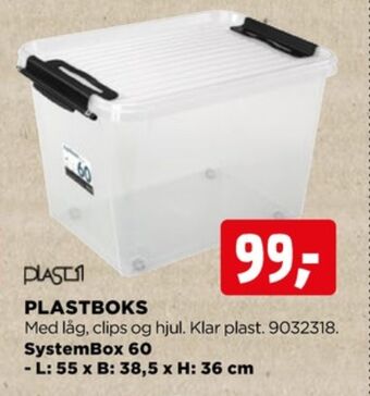 Plast1 opbevaringsboks