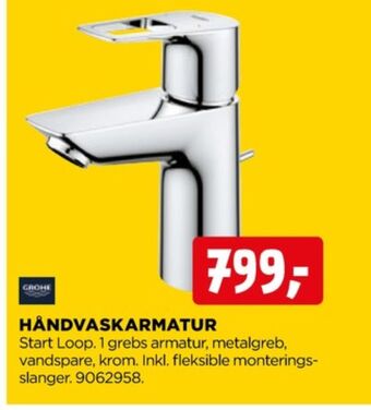 jem & fix Grohe håndvaskarmatur tilbud