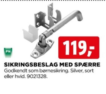 jem & fix Pn beslag sikringsbeslag tilbud