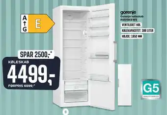 Skousen Gorenje køleskab rs619eew5 tilbud
