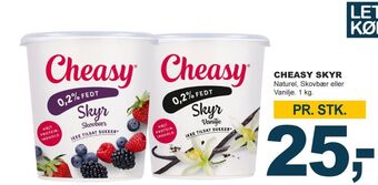 Let-Køb Cheasy skyr skovbær tilbud