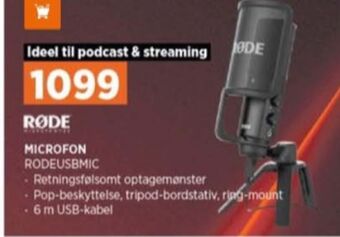 Power Røde microphones mikrofon tilbud