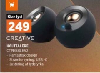 Power Creative højttaler tilbud