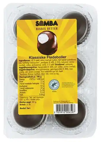 Klassiske flødeboller, 80 g