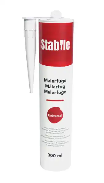 jem & fix Malerfuge hvid 300 ml - stabile tilbud
