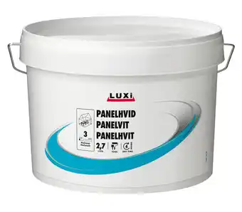 Panelhvid 2,7 liter - luxi
