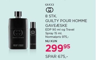 Salling Gucci guilty pour homme gaveæske tilbud