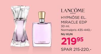 Salling Hypnôse el. miracle edp tilbud