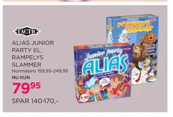 Salling Alias junior party el. rampelys slammer tilbud