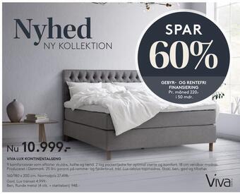 SENG Viva lux kontinentalseng tilbud