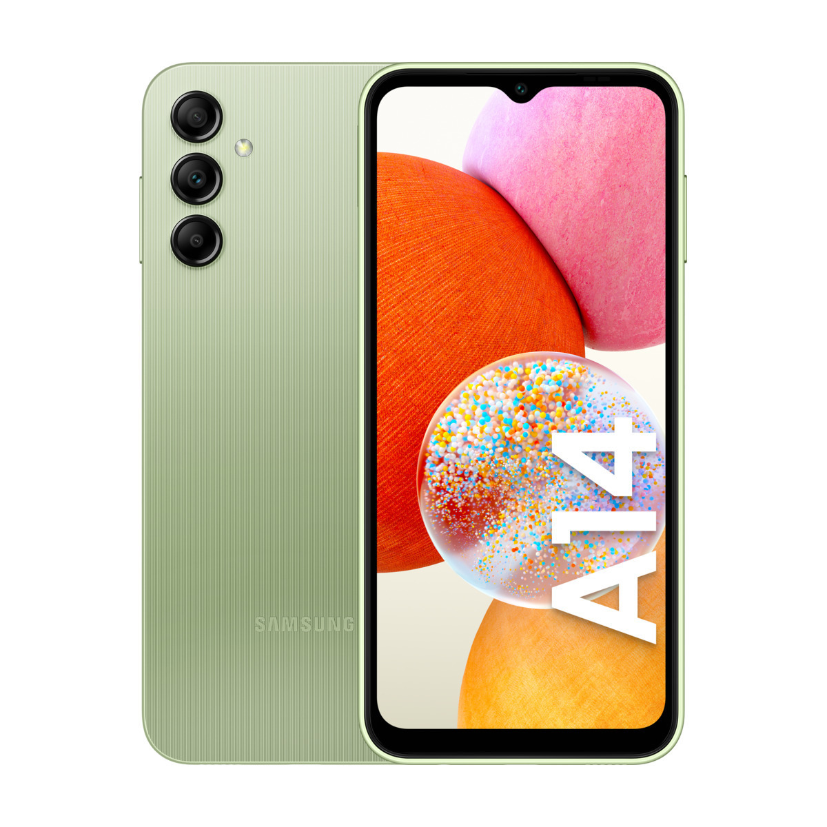 Power Samsung galaxy a14 64 gb lysegrøn tilbud