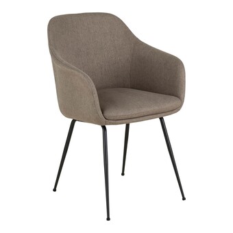 Sinnerup Mercy spisebordsstol stof (grå brun onesize) tilbud