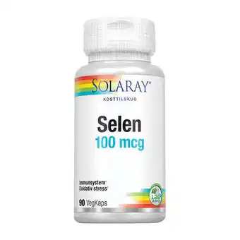 Helsemin Solaray, selen, 90 kap tilbud