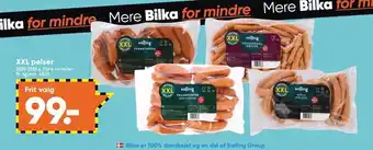 Bilka Xxl pølser, frit valg tilbud