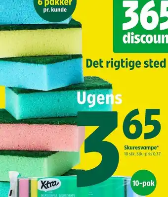 Coop 365 Xtra Skuresvampe tilbud