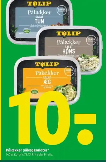 Coop 365 Tulip Pålækker pålægssalater tilbud