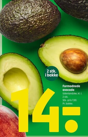 Coop 365 Formodnede avocado tilbud