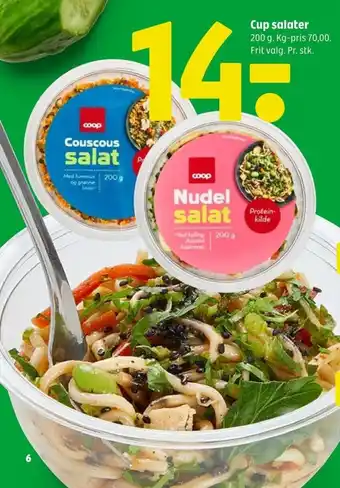 Coop 365 Cup salater tilbud