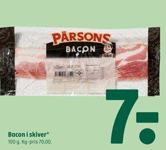 Coop 365 Bacon i skiver tilbud