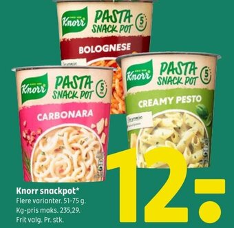 Coop 365 Knorr snackpot tilbud
