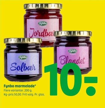 Coop 365 Fynbo marmelade* tilbud