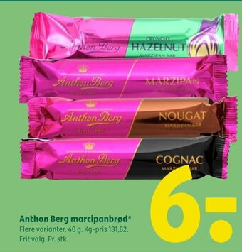 Coop 365 Anthon Berg marcipanbrød tilbud