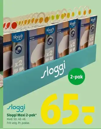 Coop 365 Sloggi Maxi 2-pak tilbud