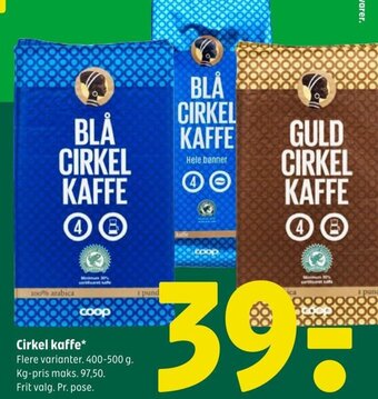 Coop 365 Cirkel kaffe tilbud
