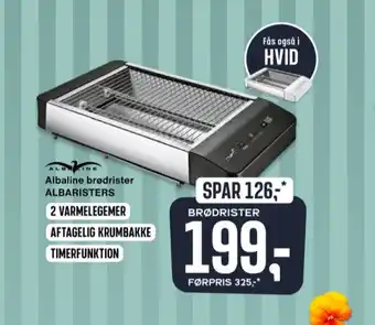 Skousen Albaline brødrister tilbud