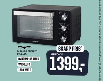 Skousen Albaline miniovn tilbud